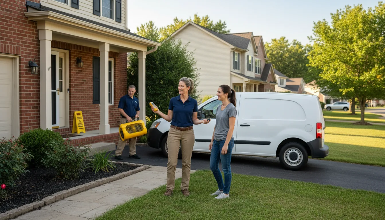 Water restoration image for Flood Water Cleanup, Removal And Restoration Services in Riverside, MO